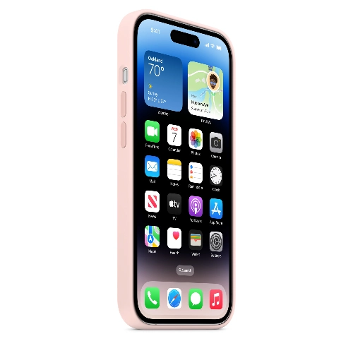 iPhone 14 Pro Silicon Case Chalk Pink (MPTH3)